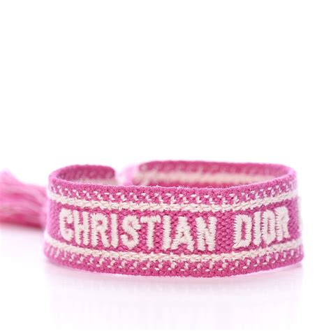 dior pink bracelet.